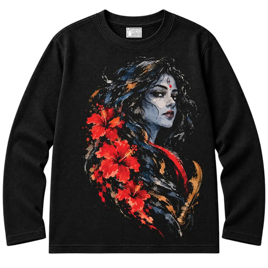Kalika – Ami-i Sei Meye | Every Woman Is Kali | 240 GSM French Terry Pure Cotton Full Sleeves T-Shirt