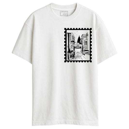 City of Joy: Retro Stamp Oversized T-Shirt | Unisex | Cotton