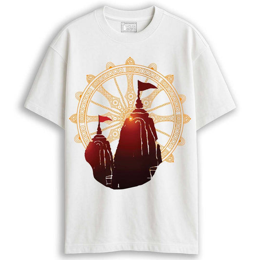 Jagannath Puri Temple Oversized T-Shirt – Neelachakra Heritage Art