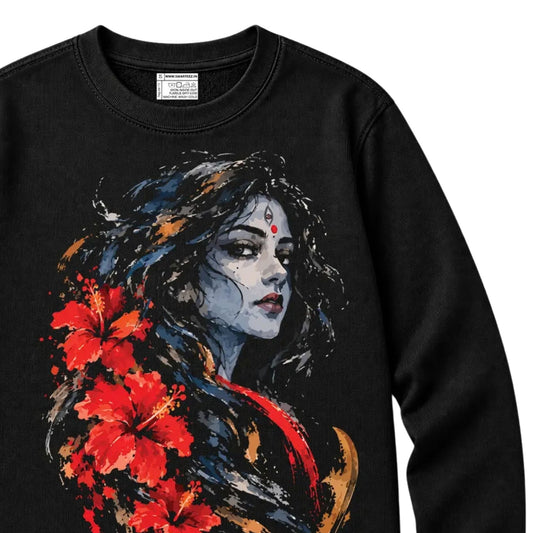 Kalika – Ami-i Sei Meye | Every Woman Is Kali | 240 GSM French Terry Pure Cotton Full Sleeves T-Shirt