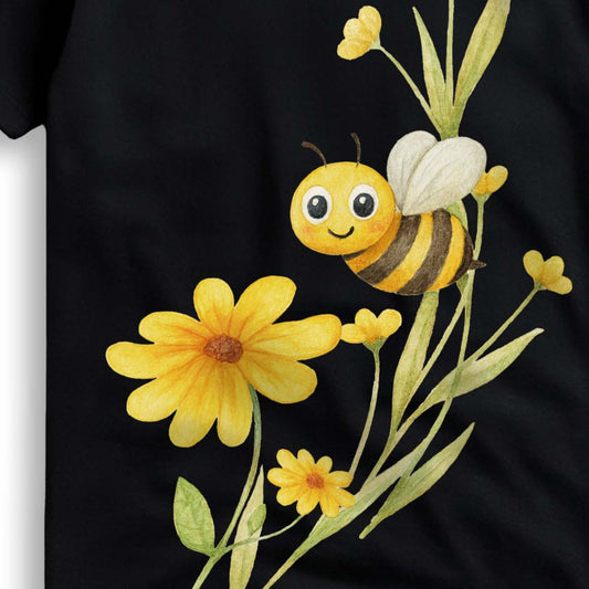 Bloom & Bumblebee - Unisex Cotton T-Shirt