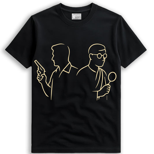 Feluda & Byomkesh – Bengali Detective Legends T-Shirt | Tribute to Satyajit Ray
