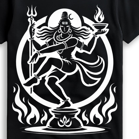 Nataraja Graphic T-Shirt - An Artist's Depiction