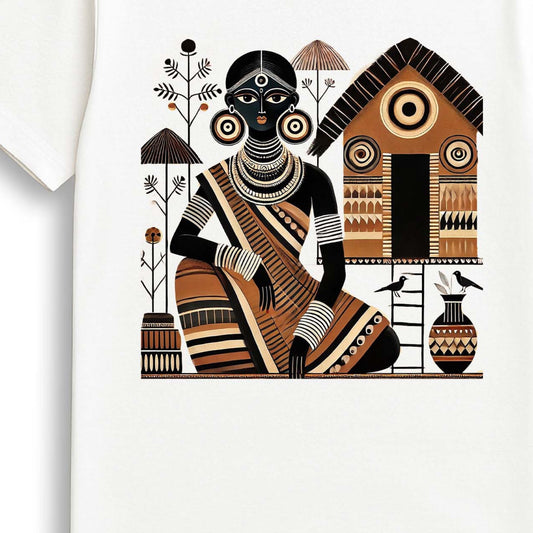 Patachitra T-Shirt - Black Beauty