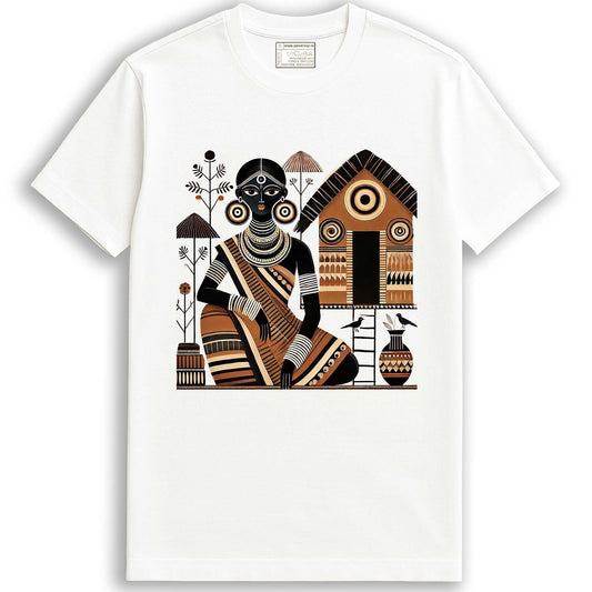 Patachitra T-Shirt - Black Beauty