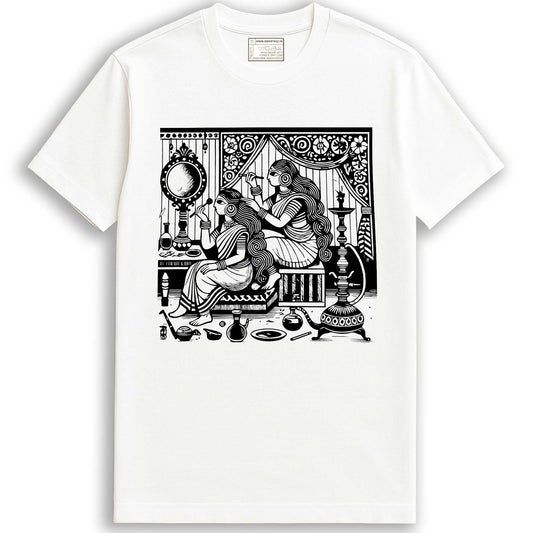 Sringar | Kalighat Patachitra Style T-Shirt