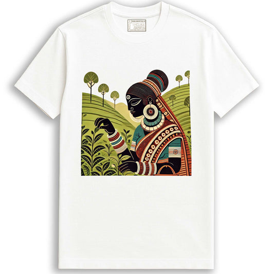 Patachitra T-Shirt - The Tribal Plucker