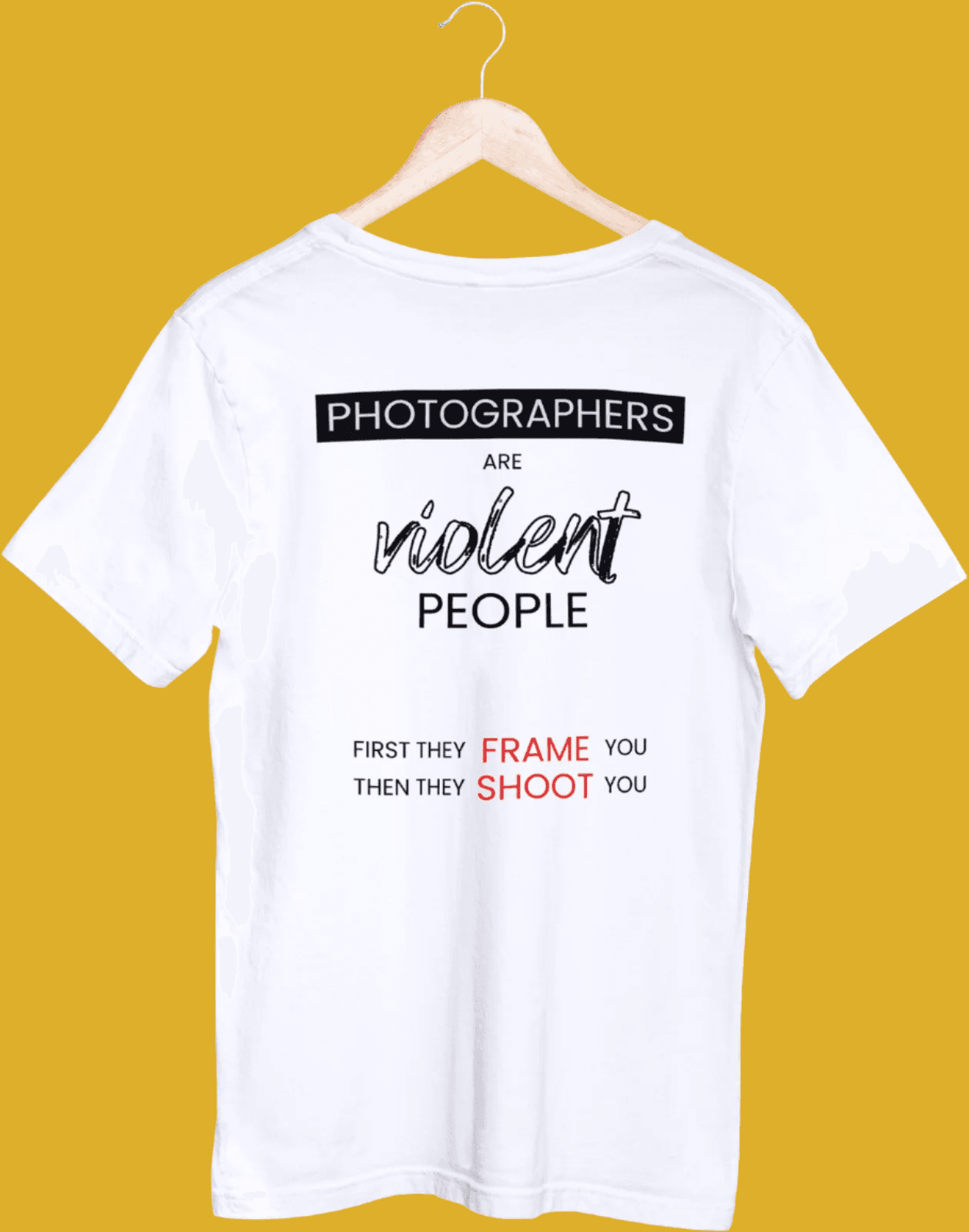 Violent Photographer (Unisex T-Shirt)