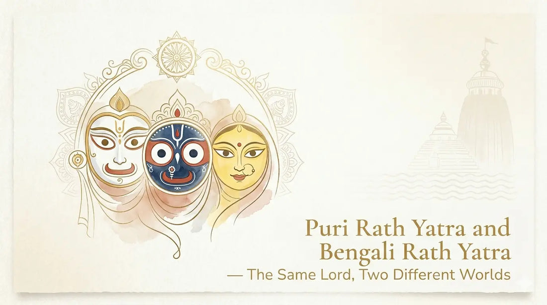 Puri Rath Yatra and Bengali Rath Yatra — The Same Lord, Two Different Worlds