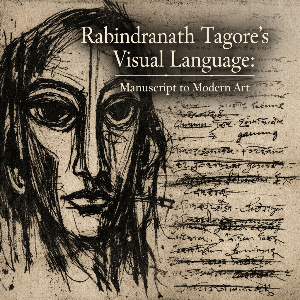 Rabindranath Tagore doodle art