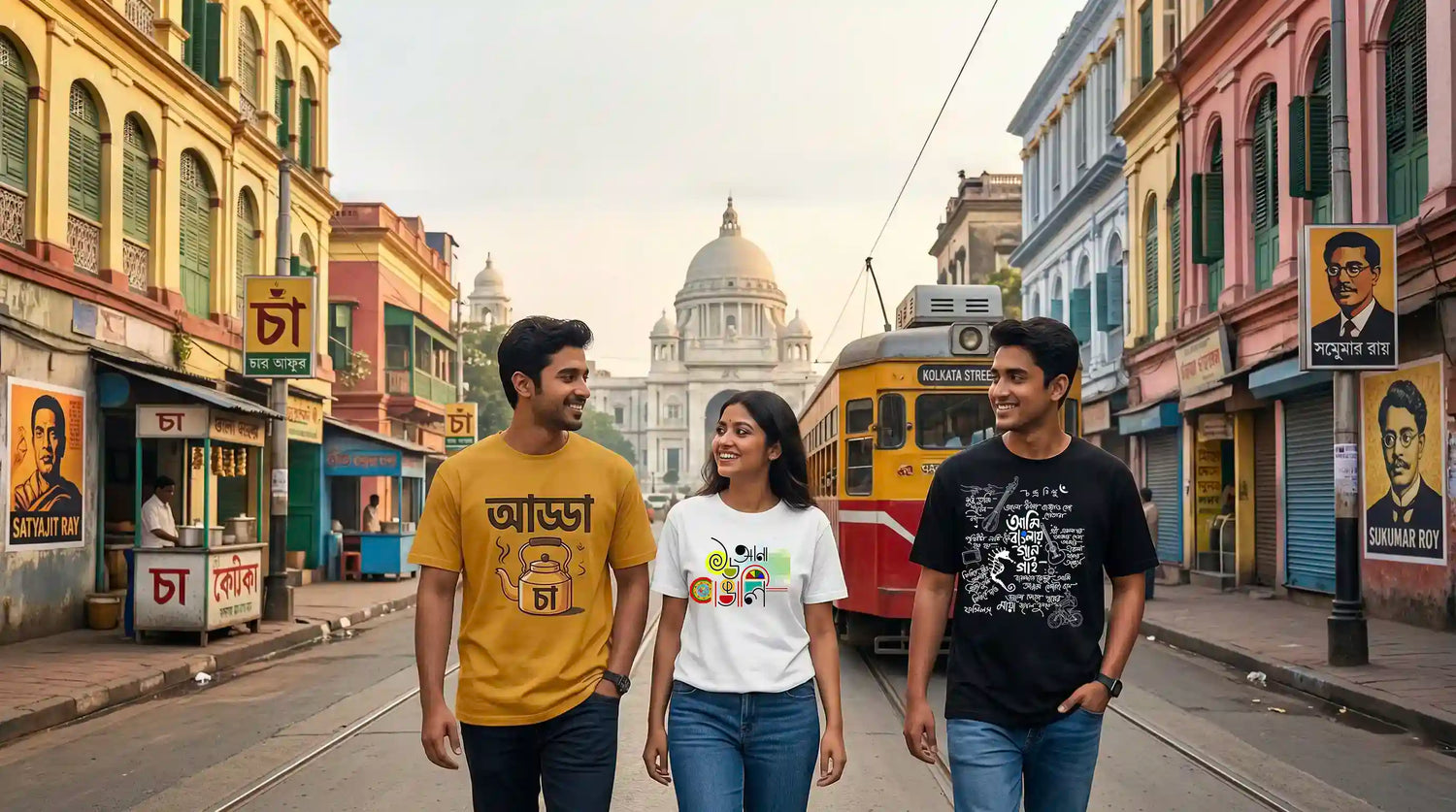Bengali TShirts – Bangla Writing & Cultural Designs