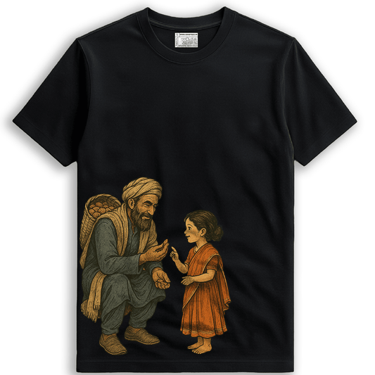 Kabuliwala Art T-Shirt: Rabindranath Tagore Inspired Literary Fashion