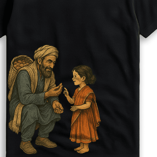 Kabuliwala Art T-Shirt: Rabindranath Tagore Inspired Literary Fashion