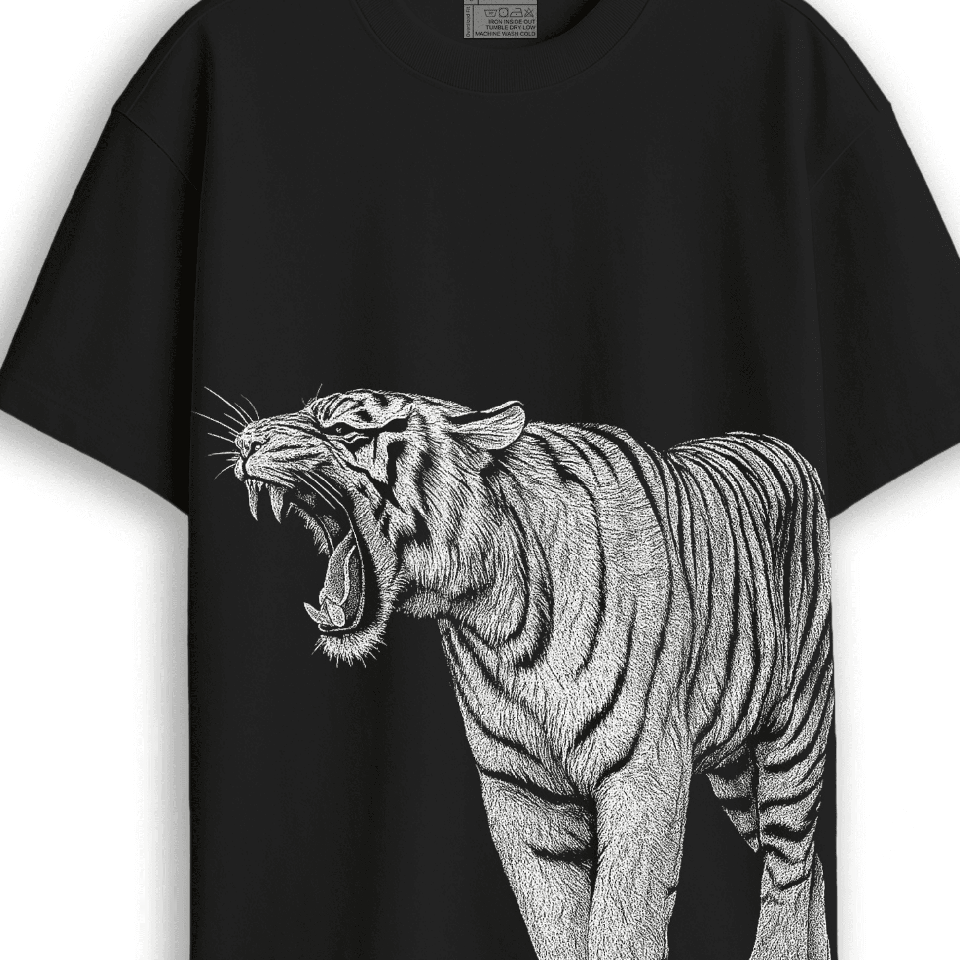 Royal Bengal Tiger T-Shirt for Wildlife Lovers - Unisex Oversized Tee