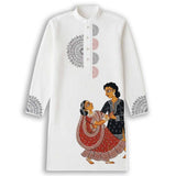 Babu-Bibi Theme Premium Cotton Panjabi (Kurta) - Ethnic Wear for Men