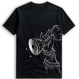 Shiva Damru Minimalist Cotton T-Shirt | Premium Regular Fit Tee