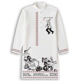 Abol-Tabol-Sukumar-Ray-White-Cotton-Panjabi-for-Men-Smarteez