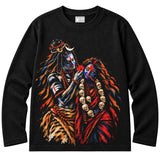 Mahakal & Mahakali – The Fiercest Tenderness in Artist's imagination | 240 GSM French Terry Pure Cotton Full Sleeves T-Shirt