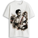 Satyanweshi Byomkesh Ink Art Oversized T-Shirt – Unisex