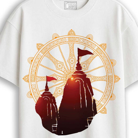 Jagannath Puri Temple Oversized T-Shirt – Neelachakra Heritage Art