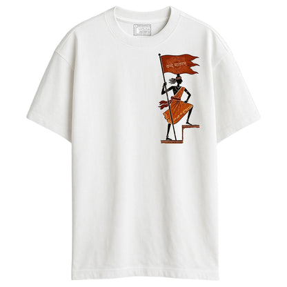 Anandamath - Tribute to Bankim Chandra Chattopadhyay | Bengali Literary Heritage Oversized T-Shirt