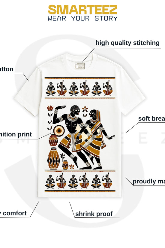 Patachitra T-Shirt - Tribal Dance