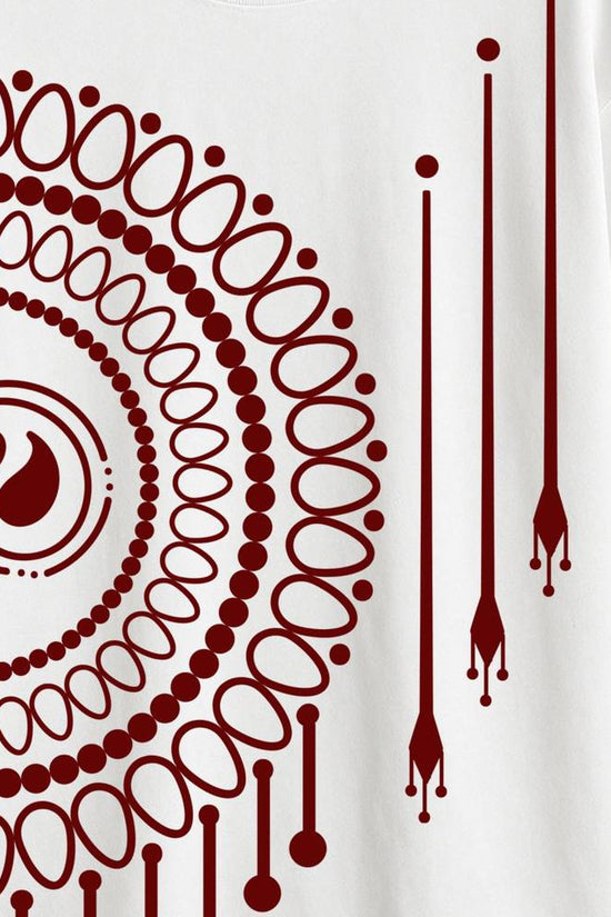 Bengali Mandala Art Oversized T-Shirt | Unisex