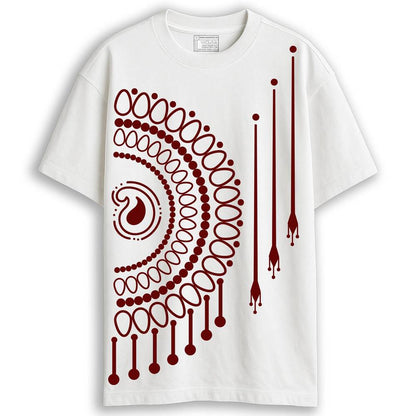 Bengali Mandala Art Oversized T-Shirt | Unisex