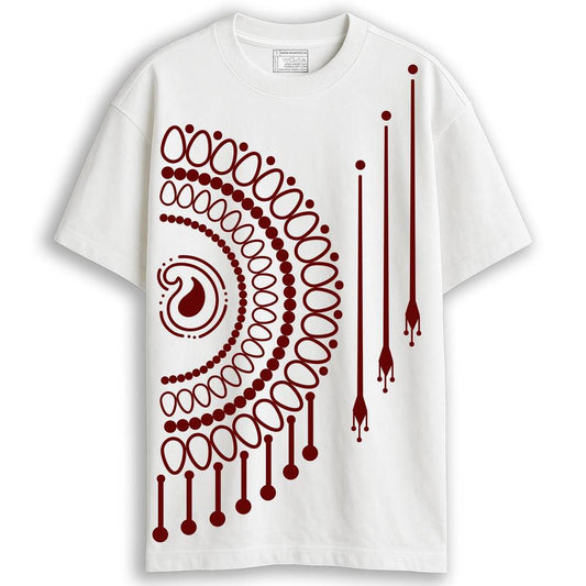 Bengali Mandala Art Oversized T-Shirt | Unisex