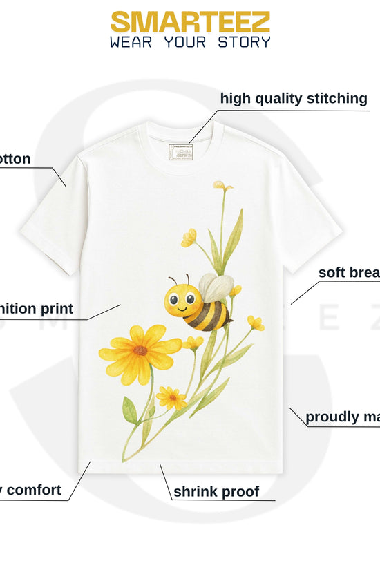 Bloom & Bumblebee - Unisex Cotton T-Shirt