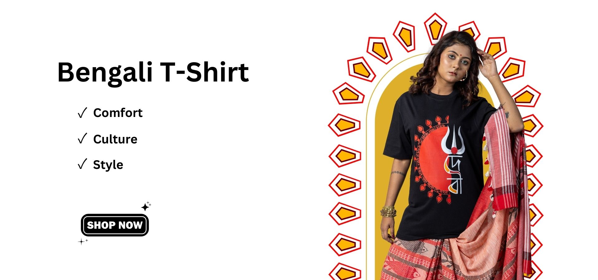 Bengali T Shirt - Celebrate Comfort, Culture and Style