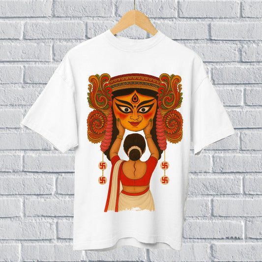 Durga Boron – Bengali Tradition T-Shirt Design for Puja
