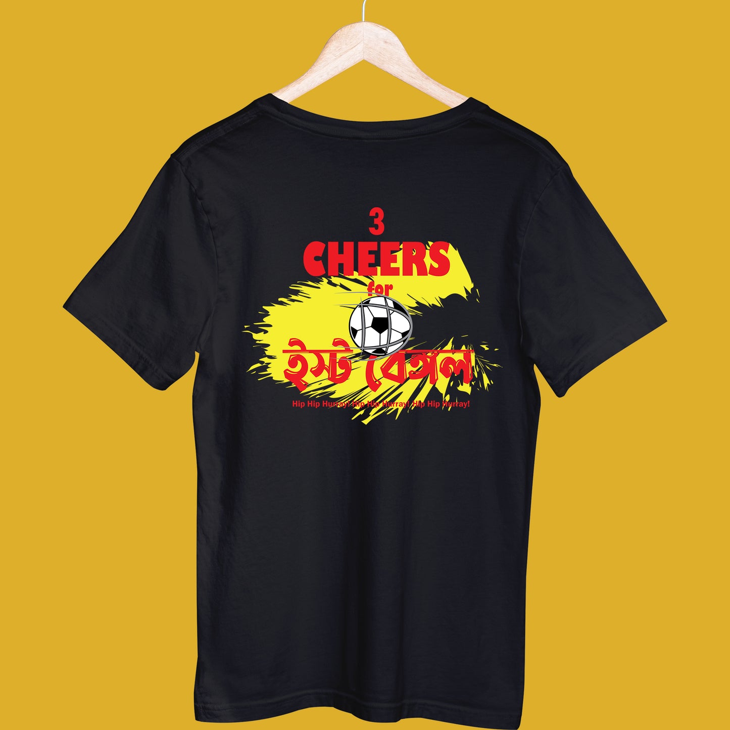 East Bengal : 3 Cheers (Unisex T-Shirt)