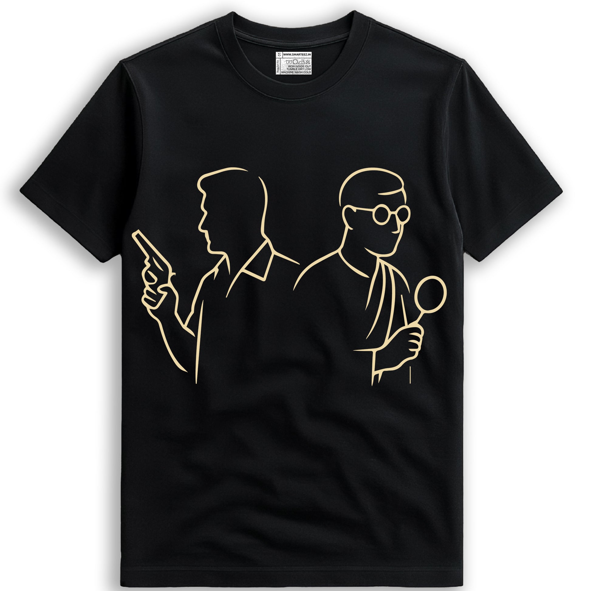 Feluda & Byomkesh – Bengali Detective Legends T-Shirt | Tribute to Satyajit Ray