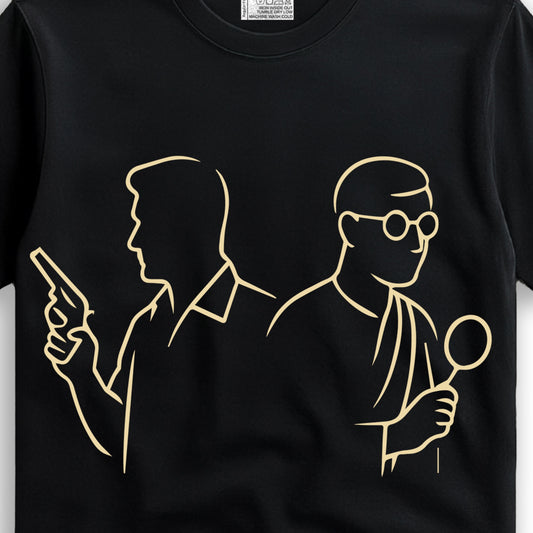 Feluda & Byomkesh – Bengali Detective Legends T-Shirt | Tribute to Satyajit Ray