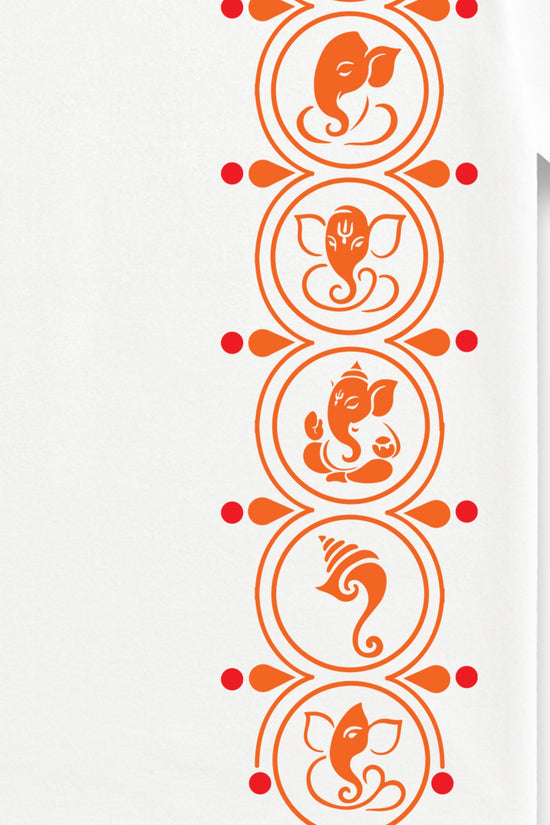 Ganpati T Shirt – Minimal Ganesha Motifs