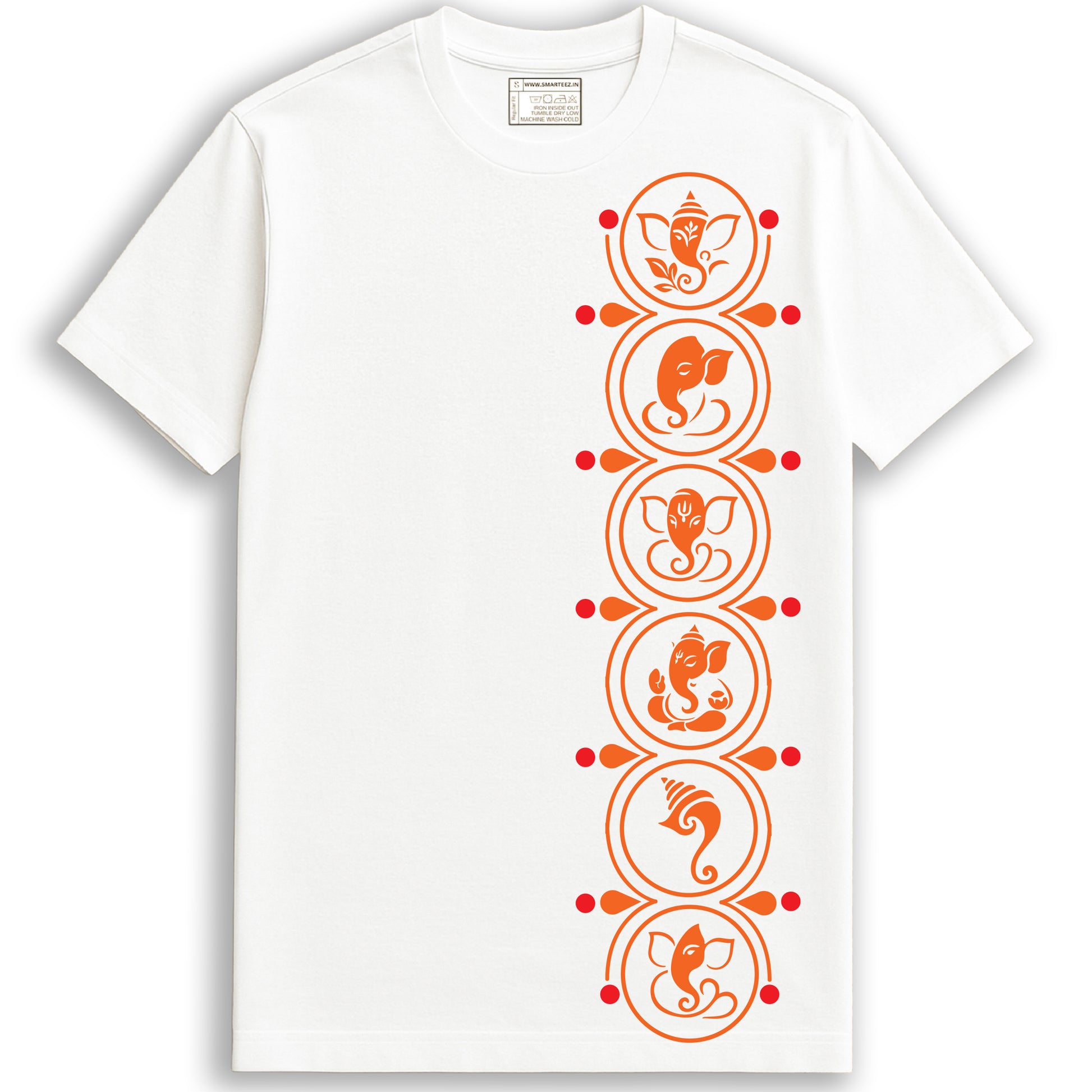 Ganpati T Shirt – Minimal Ganesha Motifs