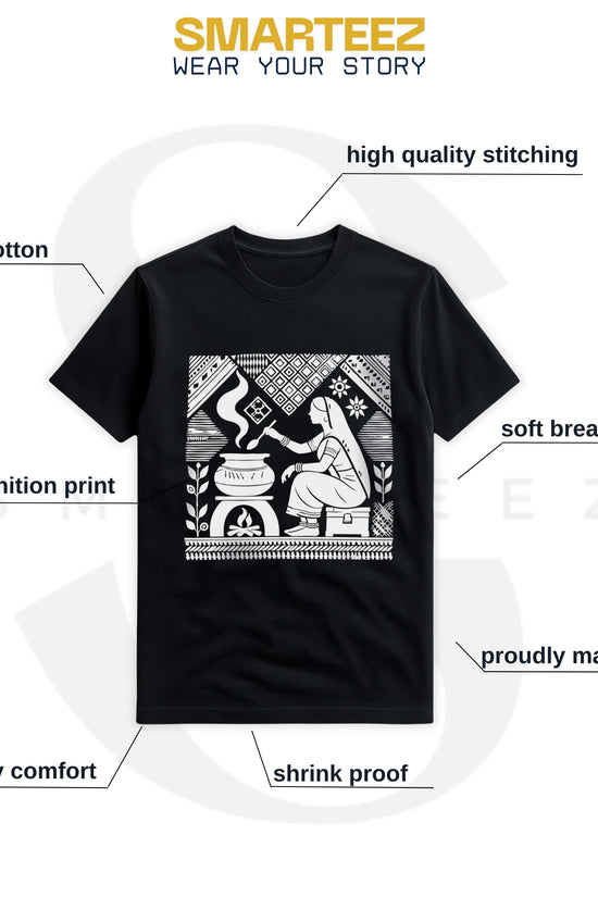 Graphic T-Shirt - Homemaker | Tagore's Art re-imagined
