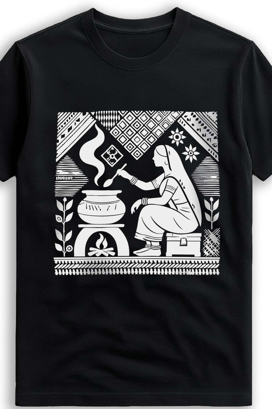 Graphic T-Shirt - Homemaker | Tagore's Art re-imagined