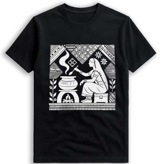 Graphic T-Shirt - Homemaker | Tagore's Art re-imagined