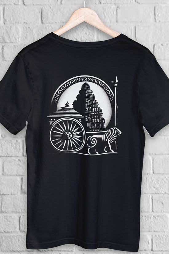 Indian Heritage Temple – Graphic T-Shirt Celebrating Ancient Architecture