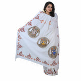 Jagannath Trinity Khadi Cotton Saree - HD Printed