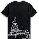 Jagannath Temple T-Shirt – Minimalist Rath Yatra Edition