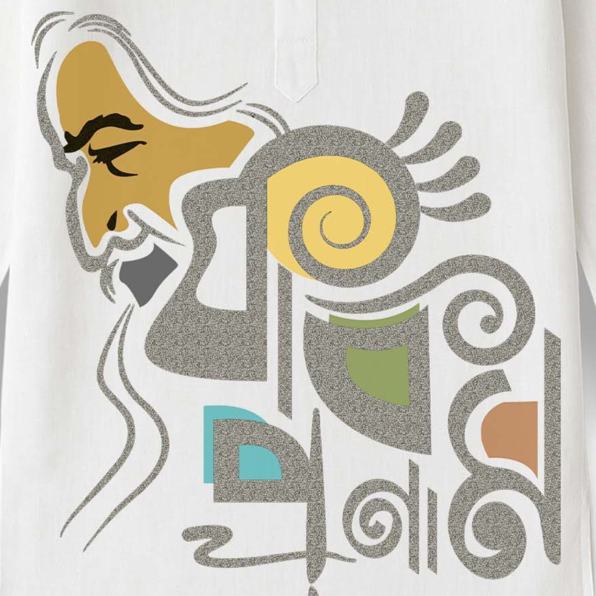 Kobi Pronam – Artistic Bengali Kurta Honouring Rabindranath Tagore