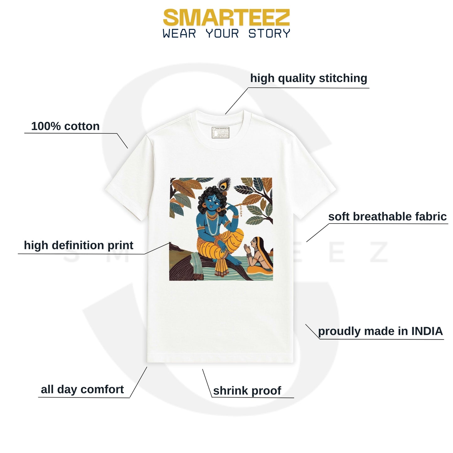 Krishna & Gopini - Graphic T-Shirt