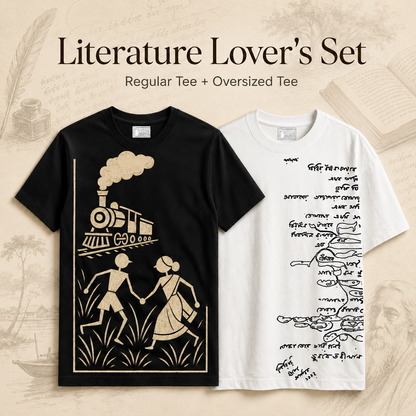 Literature Lover's Set - Regular & Oversized T-Shirt