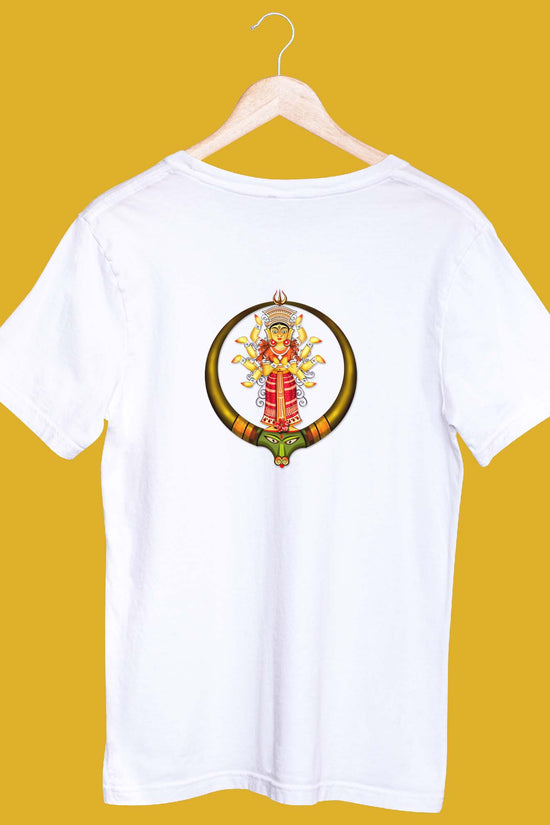 Bengali Durga Puja T-shirt , ideal for spiritual and cultural celebrations