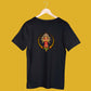 Bengali Durga Puja T-shirt featuring Goddess Parvati's avatar in a graphic design, perfect for spiritual and cultural wear