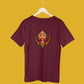 Bengali Durga Puja T-shirt with graphic design of Goddess Parvati's avatar, ideal Bengali Spiritual design.