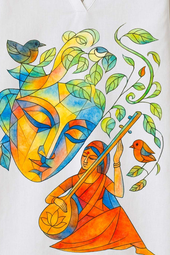 Meera Bai Cotton Kurti for Women – Wear Devotion with Art